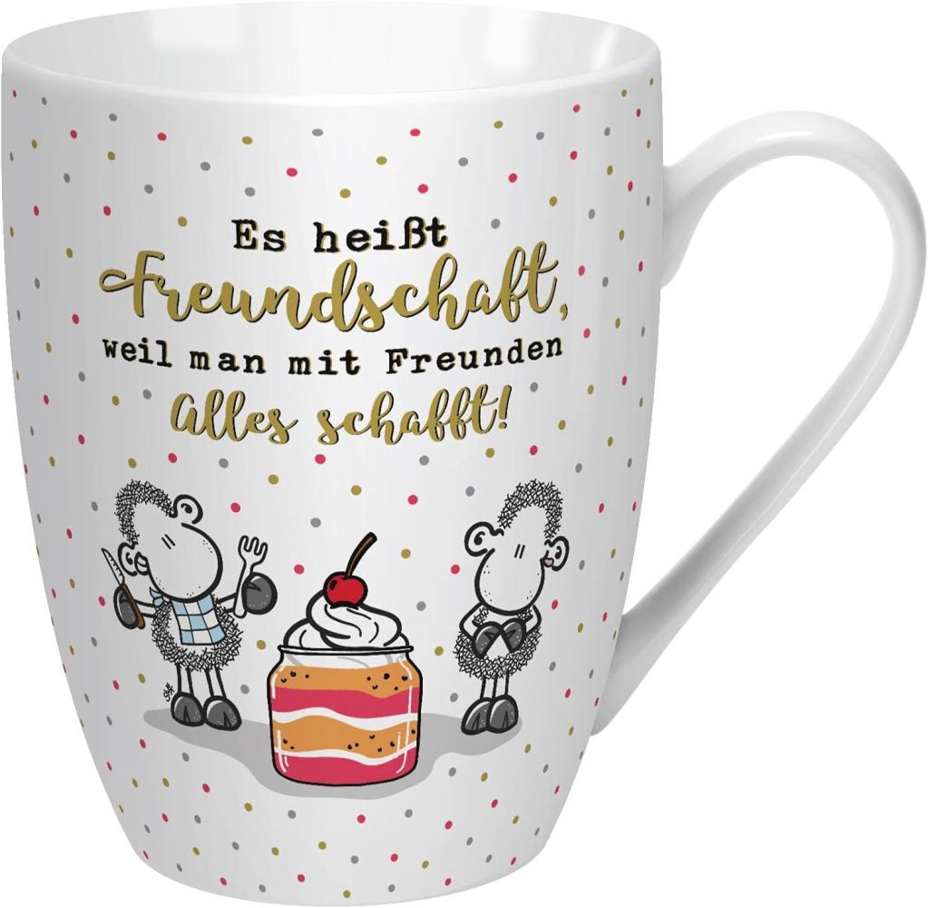 Sheepworld Tasse mit Spruch "Freundschaft" | Kaffeetasse, Porzellan, 30 cl | Sheepworld Lieblingstasse, Geschenk, Geburtstag | 59612 Bild 1