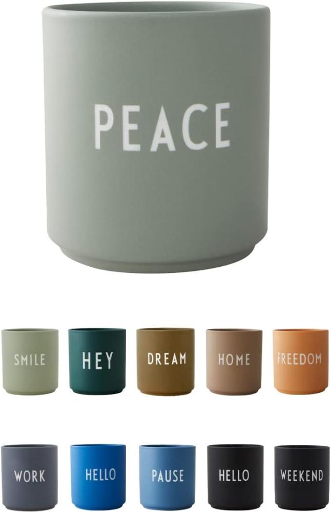 Design Letters Becher Favourite Cup Peace Green 10101002GREENPEACE Bild 1