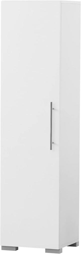 Schildmeyer Carlos Highboard, Holzwerkstoff, Weiß, 36,3 x 34,7 x 142,7 cm Bild 1