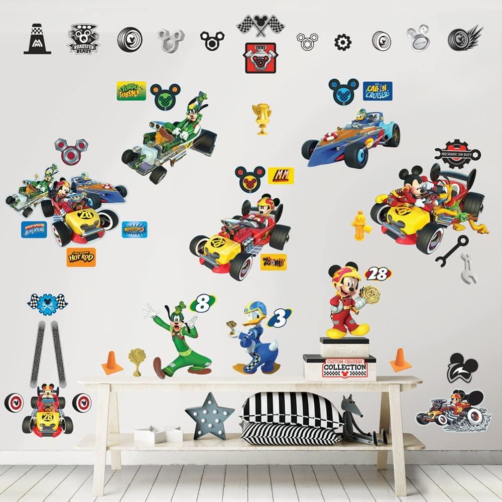 Walltastic PROMO A set of stickers for room decoration Disney Mickey Mouse Roadster Racer 45613 34x46cm p12 Walltastic Bild 1