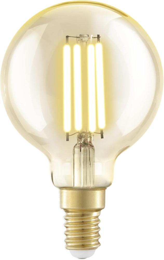 Eglo 110061 LED Filament Leuchtmittel E14 L:9. 5cm Ø:6cm 2200K amber Bild 1