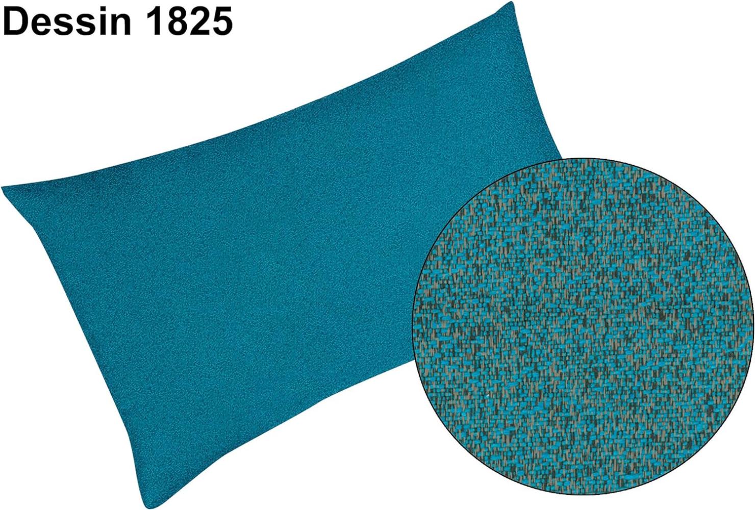 Lendenkissen 46x26x12cm m. RV. - Serie Happy-Line blau 1825 Bild 1
