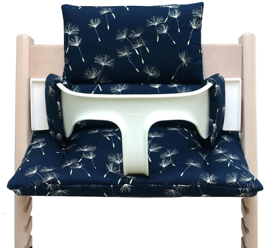 Blausberg Baby Sitzkissen für Stokke 'Tripp Trapp' Hochstuhl,  Dreieck Blau Bild 1