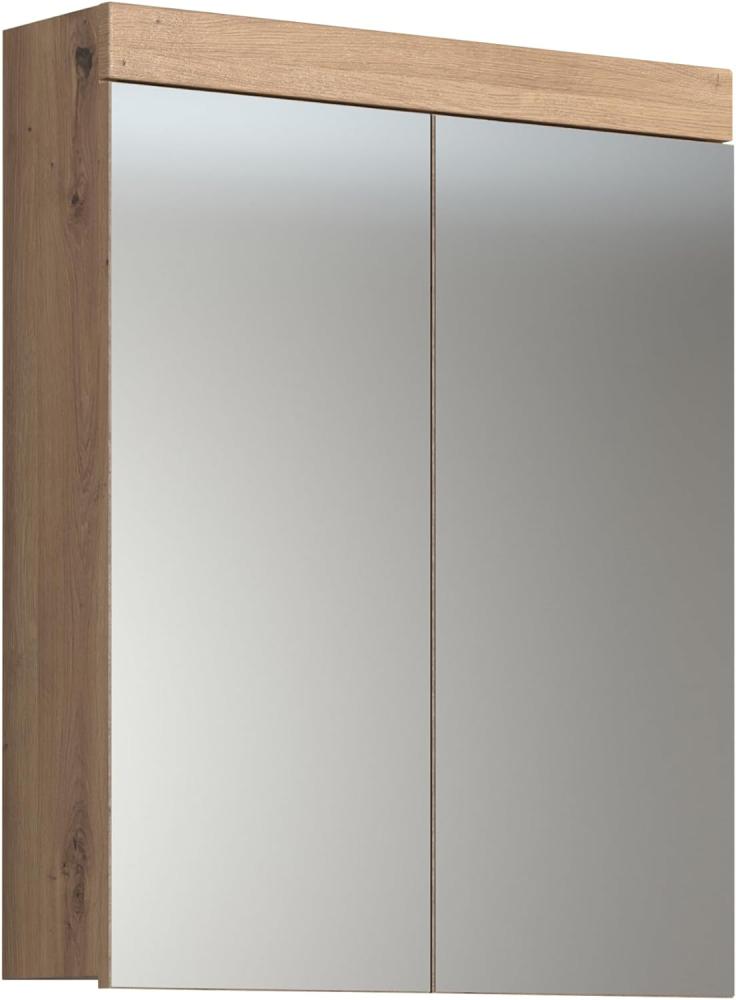 trendteam smart living Badezimmer Spiegelschrank Spiegel Amanda, 60 x 77 x 17 cm in Asteiche ohne Beleuchtung Bild 1