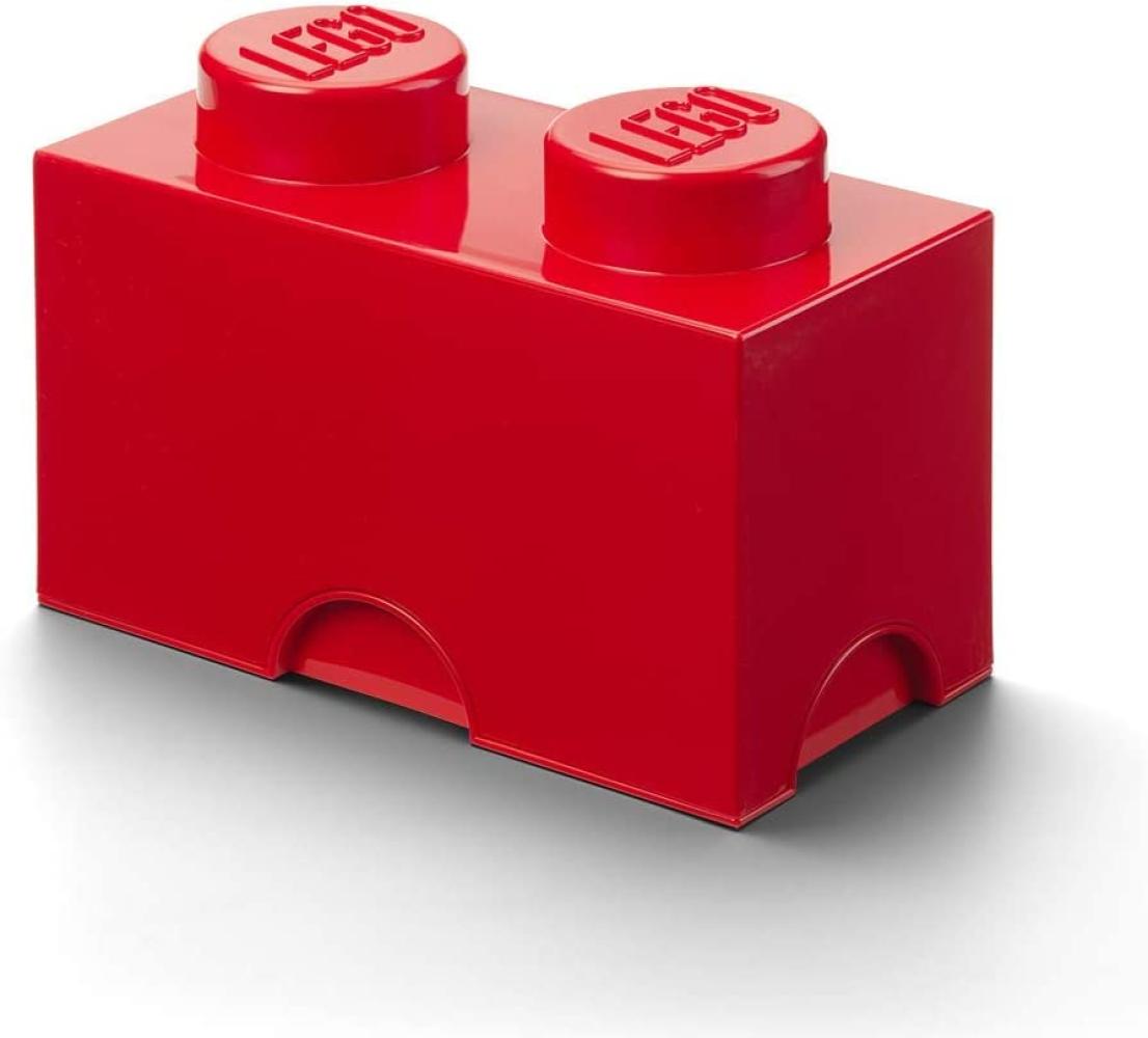 LEGO 'Storage Brick 2' Aufbewahrungsbox rot Bild 1