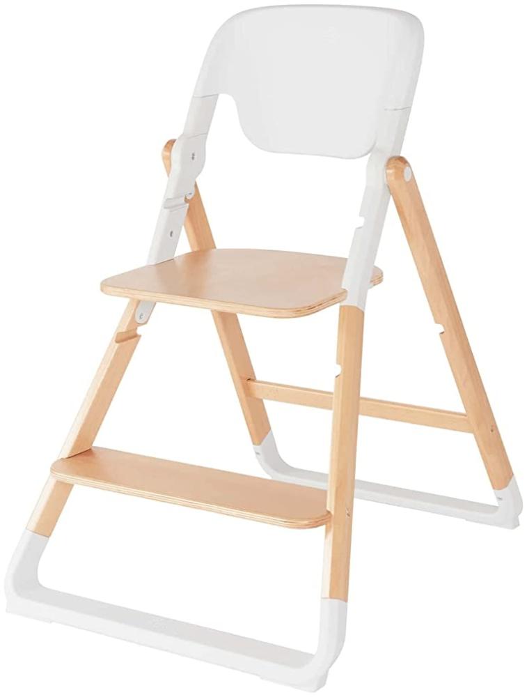 Ergobaby Evolve Toddler Chair Hochstuhlbasis Ergonomischer Stuhl für Kleinkinder Mitwachsend ab ca. 36 Monate, Höhenverstellbarer Kinderstuhl Treppenstuhl in Holzausführung, Natural Wood Bild 1