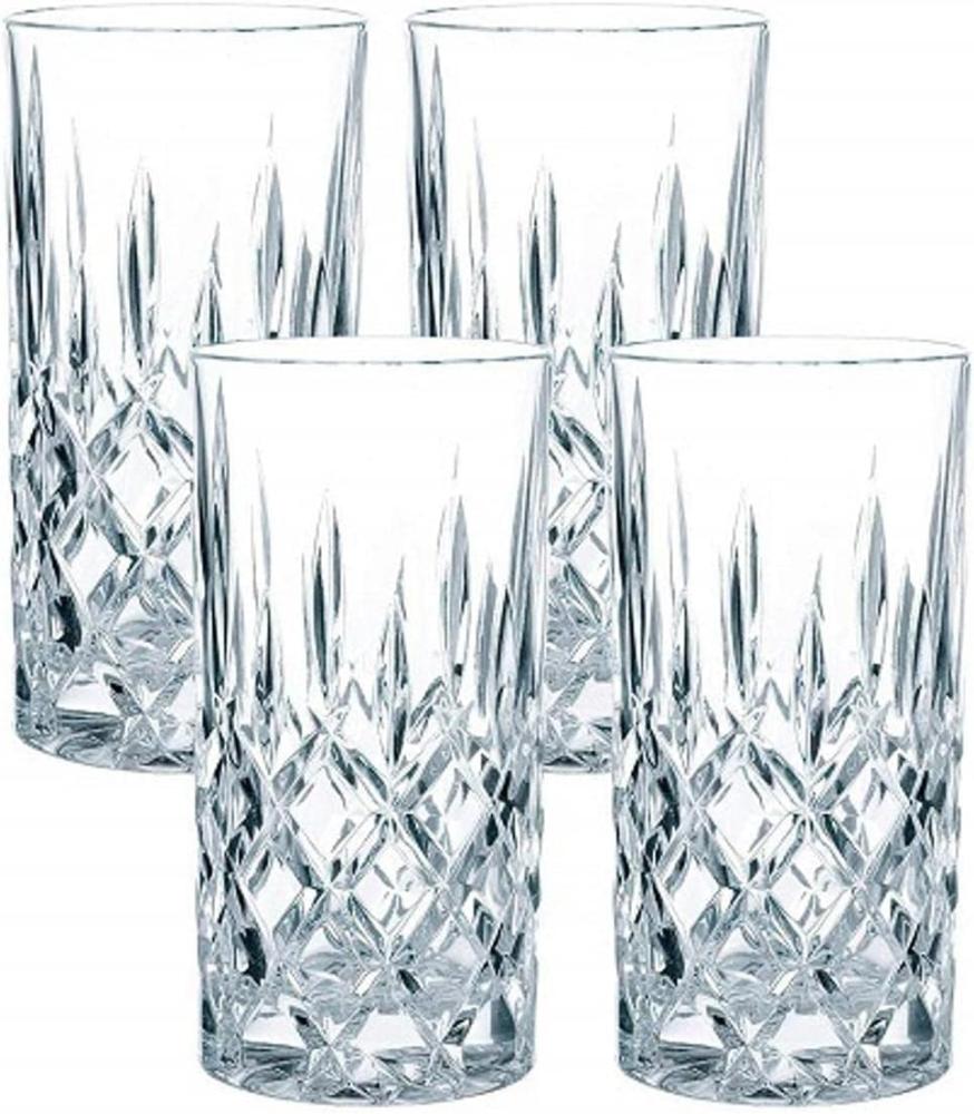 Spiegelau & Nachtmann 4-teiliges Longdrink-Set, Kristallglas, 375 ml, Noblesse, 0089208-0 Bild 1