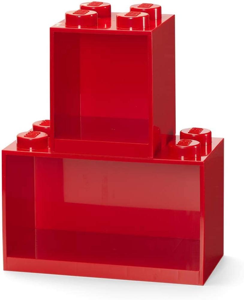 Room Copenhagen LEGO Wandregal Set, rot Bild 1