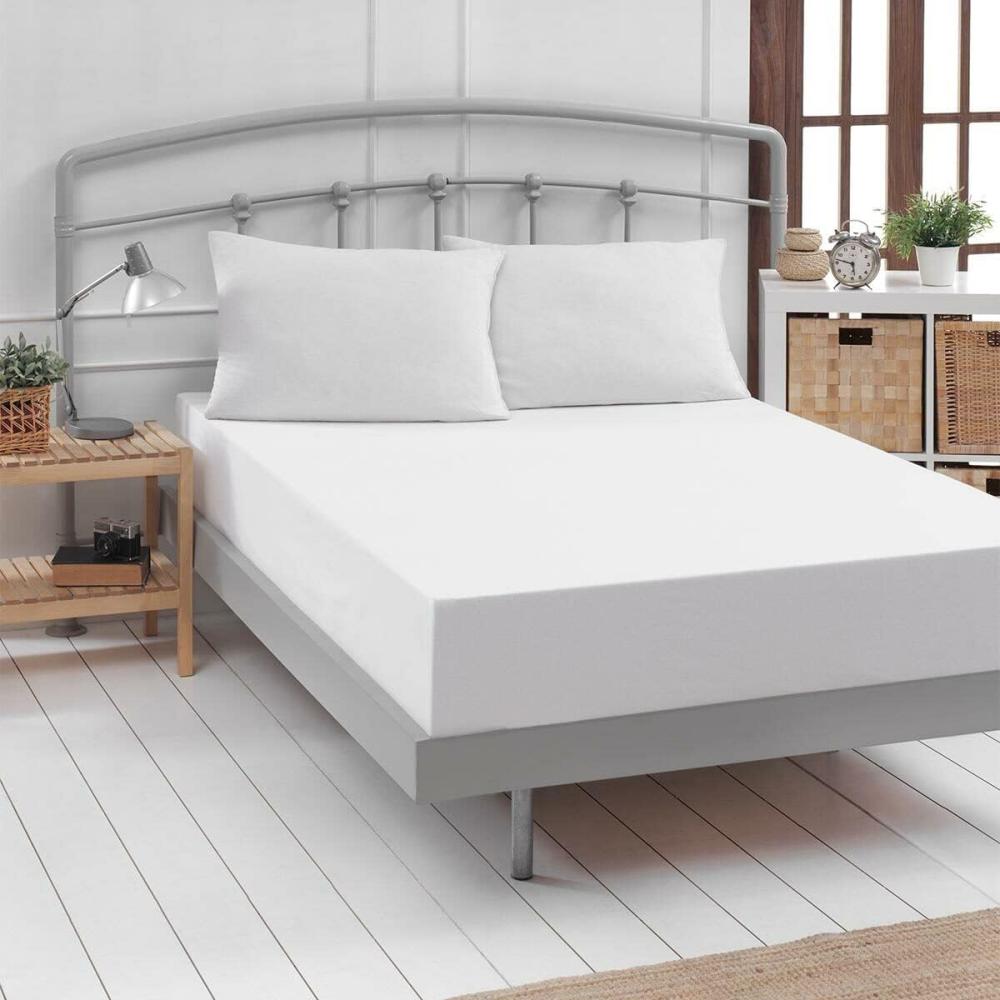 Traumschlaf Feinbiber Boxspring Spannbetttuch | 180x200 cm | weiss Bild 1