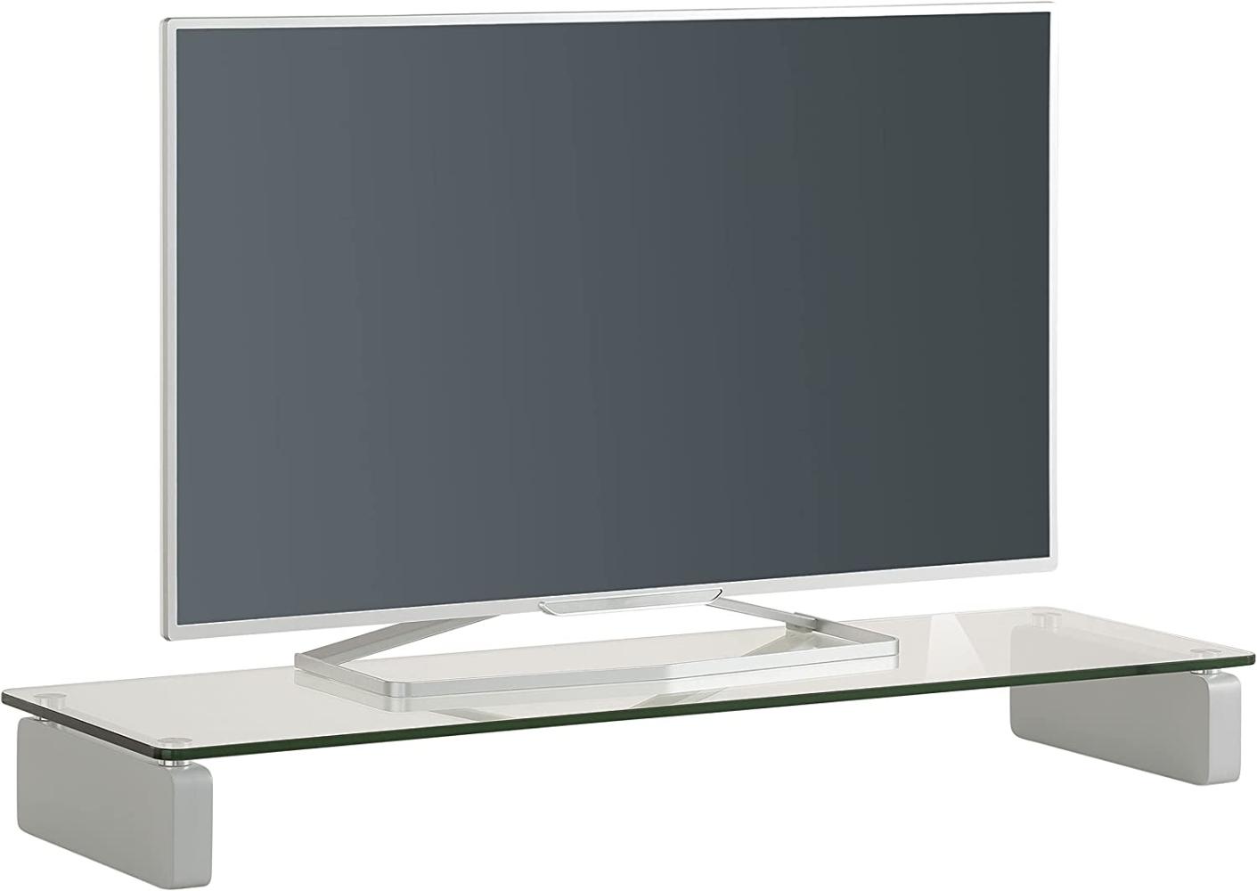 TV-Board >MEDIA ZUBEHÖR< (B/H/T: 110x12x35 cm) in Klarglas - 110x12x35 (BxHxT) Bild 1
