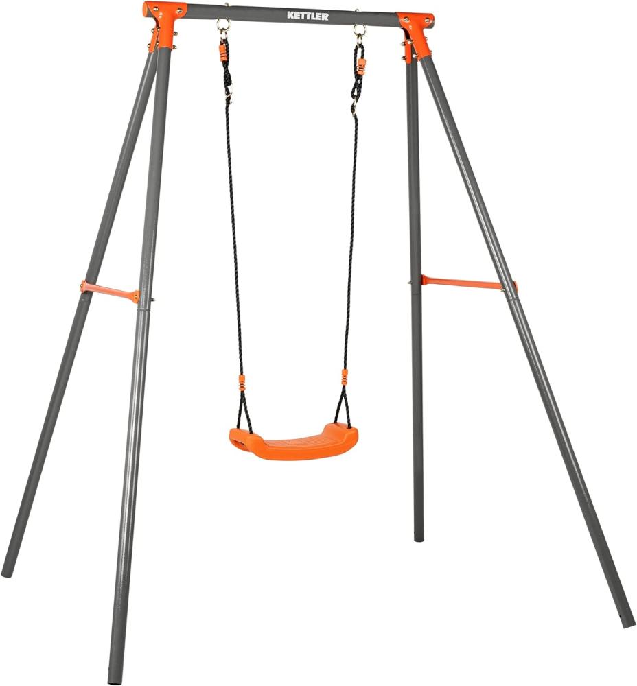 KETTLER Schaukel Single, grau/orange, 178x138x157cm Bild 1