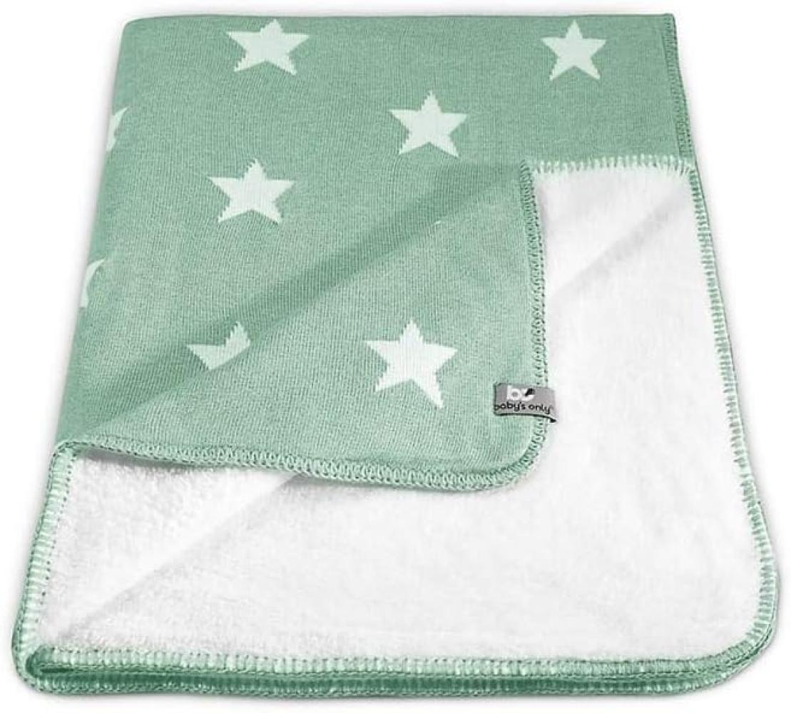 Baby´s Only Babydecke mit Teddyfutter 'Star' mint, 100x135 cm Bild 1