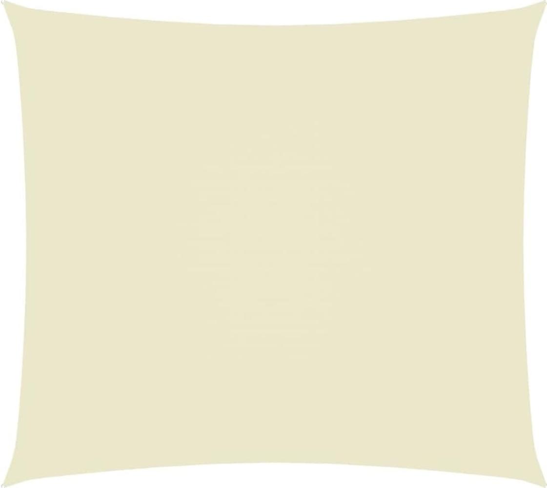 Sonnensegel Oxford-Gewebe Rechteckig 3x4 m Creme Bild 1