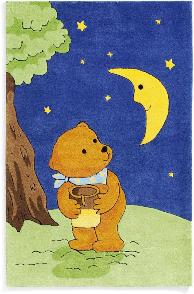 Kinderteppich- Mondbär und seine Freunde 190 x 130 cm Bild 1