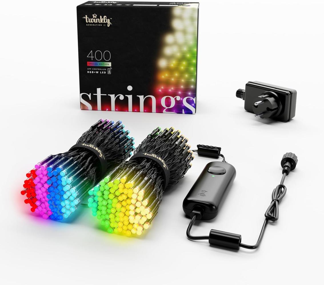 Twinkly Strings Special Edition - 400 RGB+W LED Lights String 32 m 16 Million Colors + Warm White - Generation II Bild 1