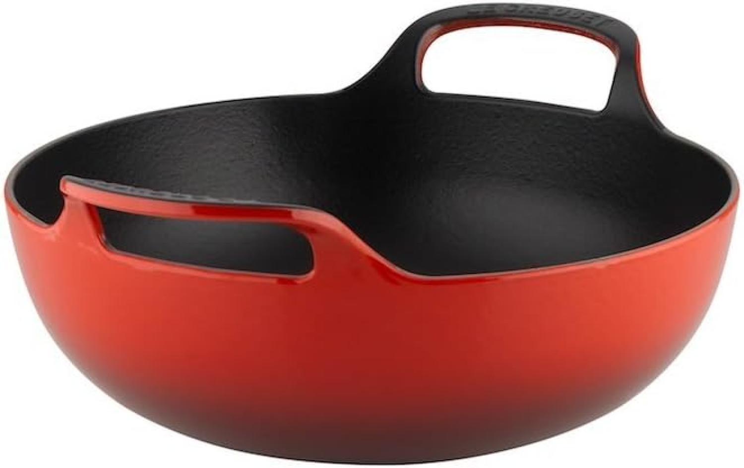 Le Creuset Balti Dish 24 cm Kirschrot - Rot - 20 bis 24 cm Bild 1