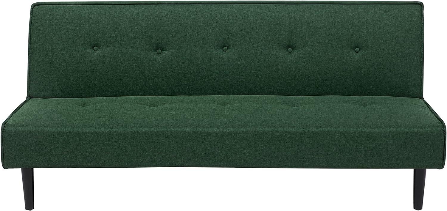 Schlafsofa 3-Sitzer Polsterbezug dunkelgrün VISBY Bild 1