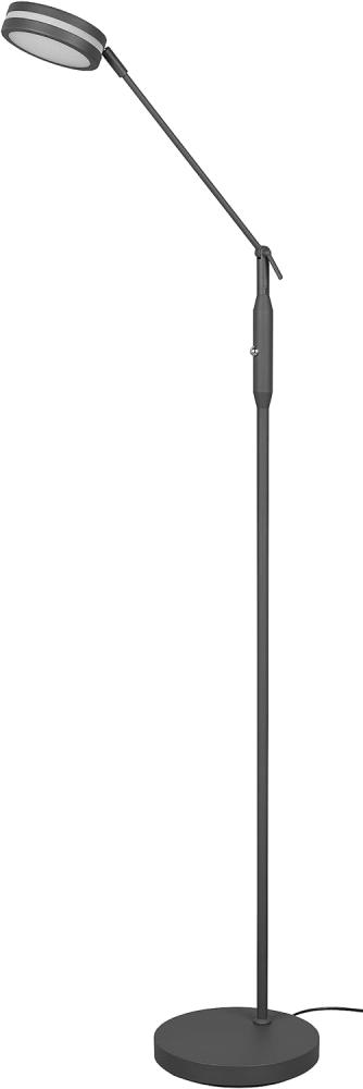 Dimmbare LED Stehleuchte FRANKLIN schwenkbar, Höhe 133cm, Anthrazit Bild 1