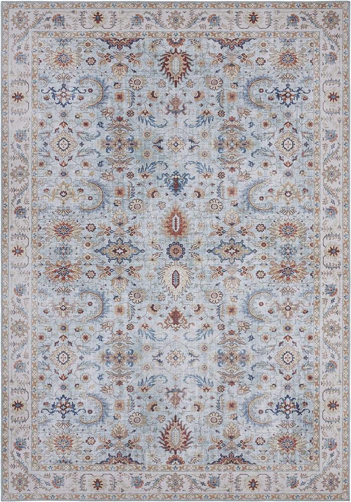 Vintage Teppich Vivana Hielblau - 80x150x0,5cm Bild 1