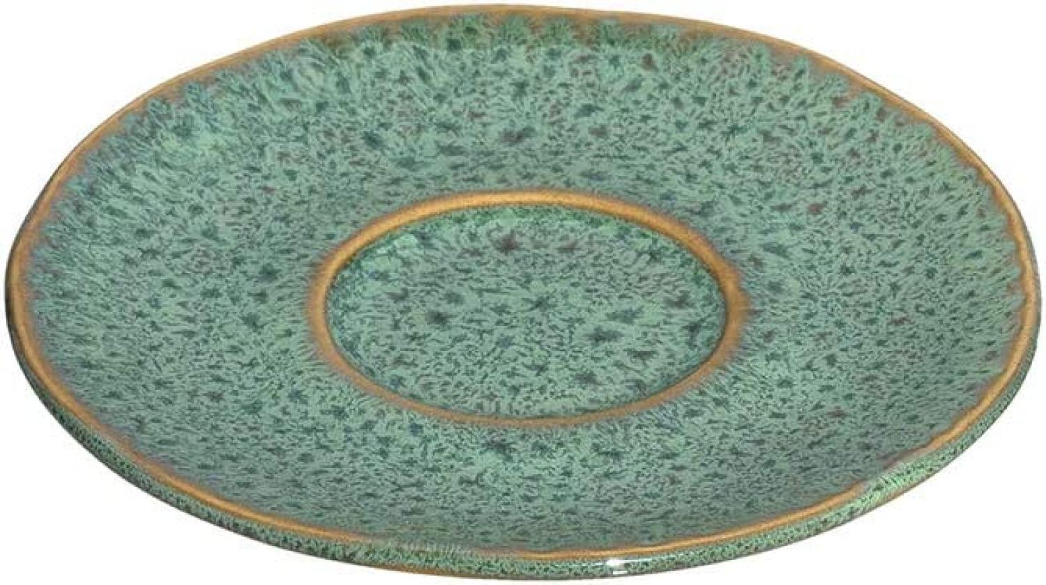 Leonardo Keramikuntertasse MATERA, Untertasse, Untere, Keramik, Grün, 11 cm, 018604 Bild 1