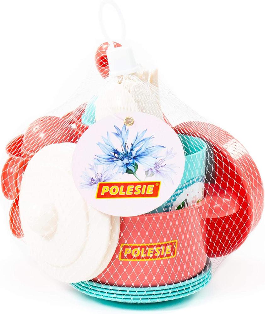 Polesie 79992 Nastka Geschirr für 4 Personen 28 Stück in einem Netz (E3) Bild 1