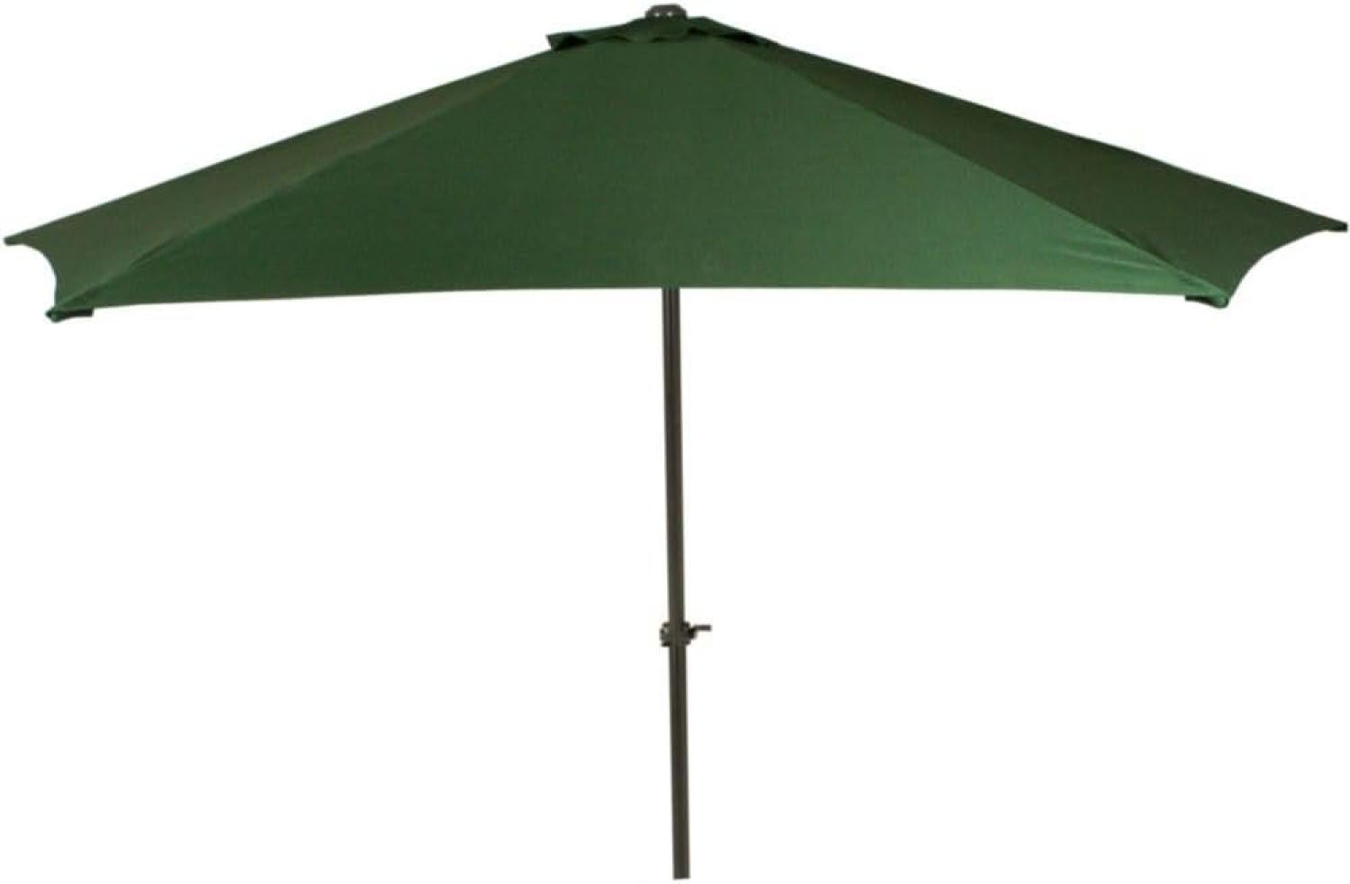 Sonnenschirm >Bietigheim< in grün aus Polyester, Stahl - 250cm (H) Bild 1