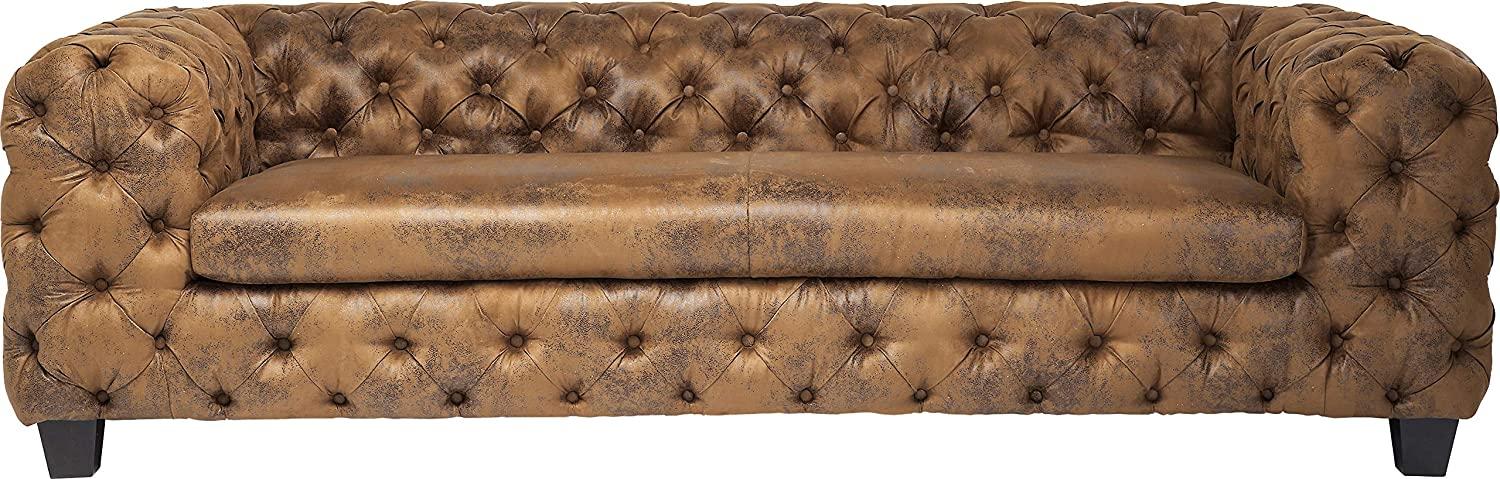 Sofa Desire Econo 3- Sitzer Braun Bild 1