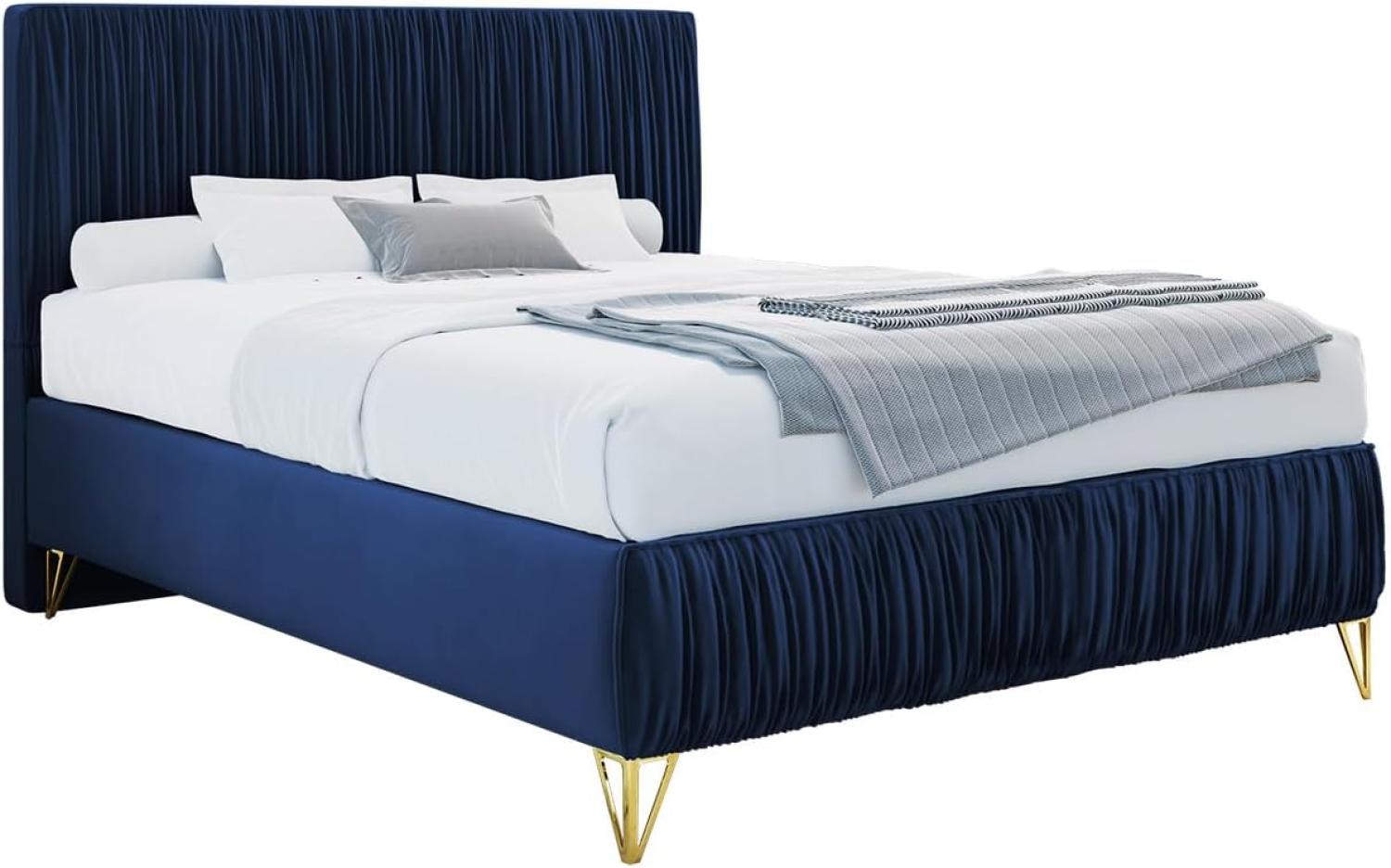 Boxspringbett Lux II (Farbe: Amor Velvet 4314, Größe: 140x200 cm) Bild 1