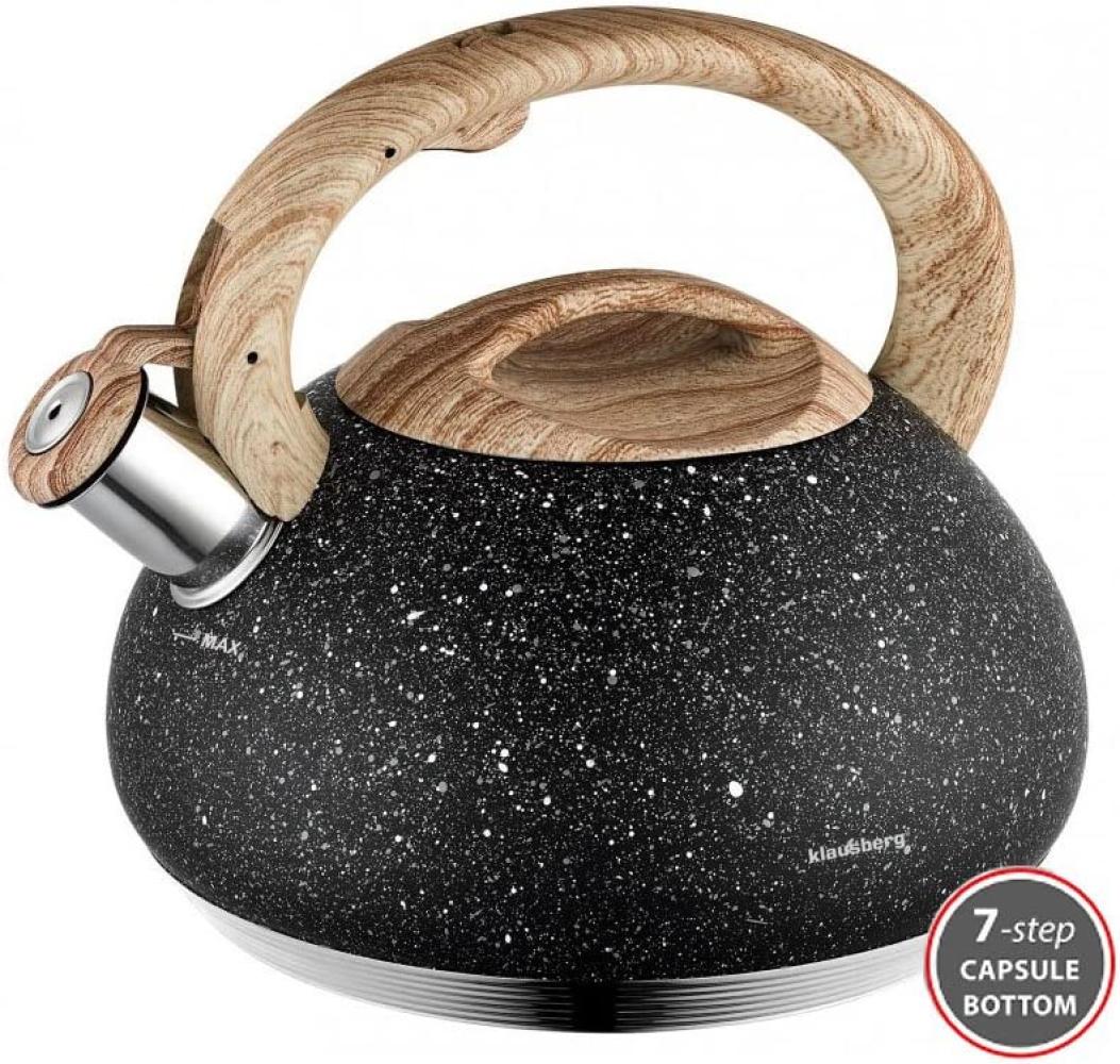 Klausberg KETTLE WITH WHISTLE 2. 7L KLAUSBERG KB-7279 GRANITE WOOD Bild 1