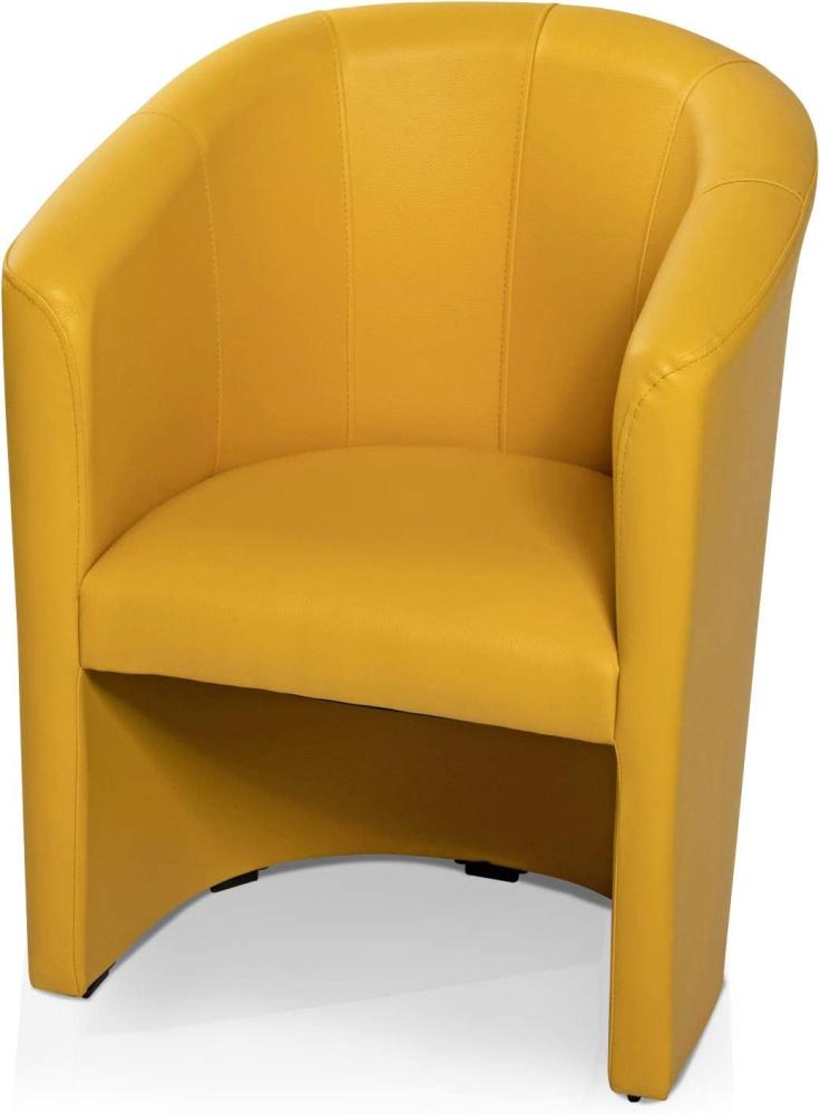 Möbel-Eins ABIZA Cocktailsessel, Material Kunstleder gelb Bild 1