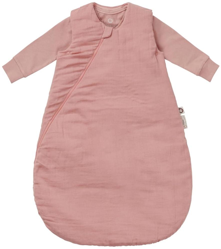 Baby 4-Jahreszeiten Schlafsack Uni - Farbe: Misty Rose - Größe: 60 Cm Bild 1
