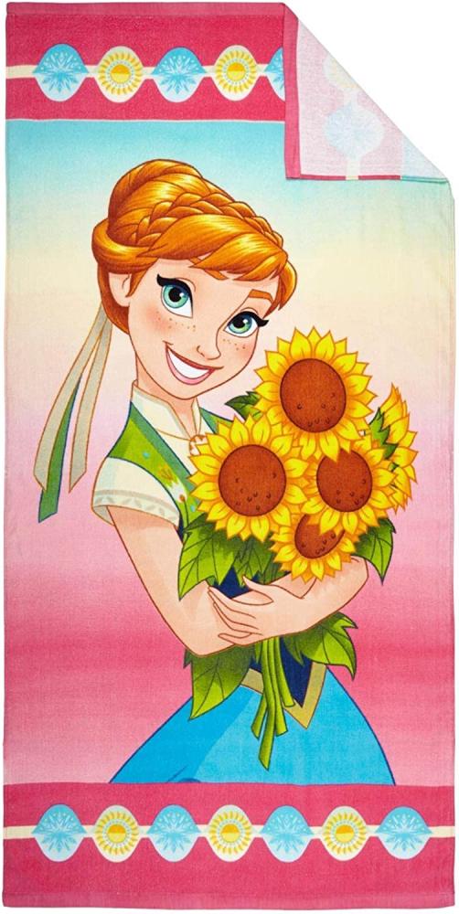 Disney Die Eiskönigin Frozen Klassik Handtuch - Typ: Anna Sonnenblumen Bild 1