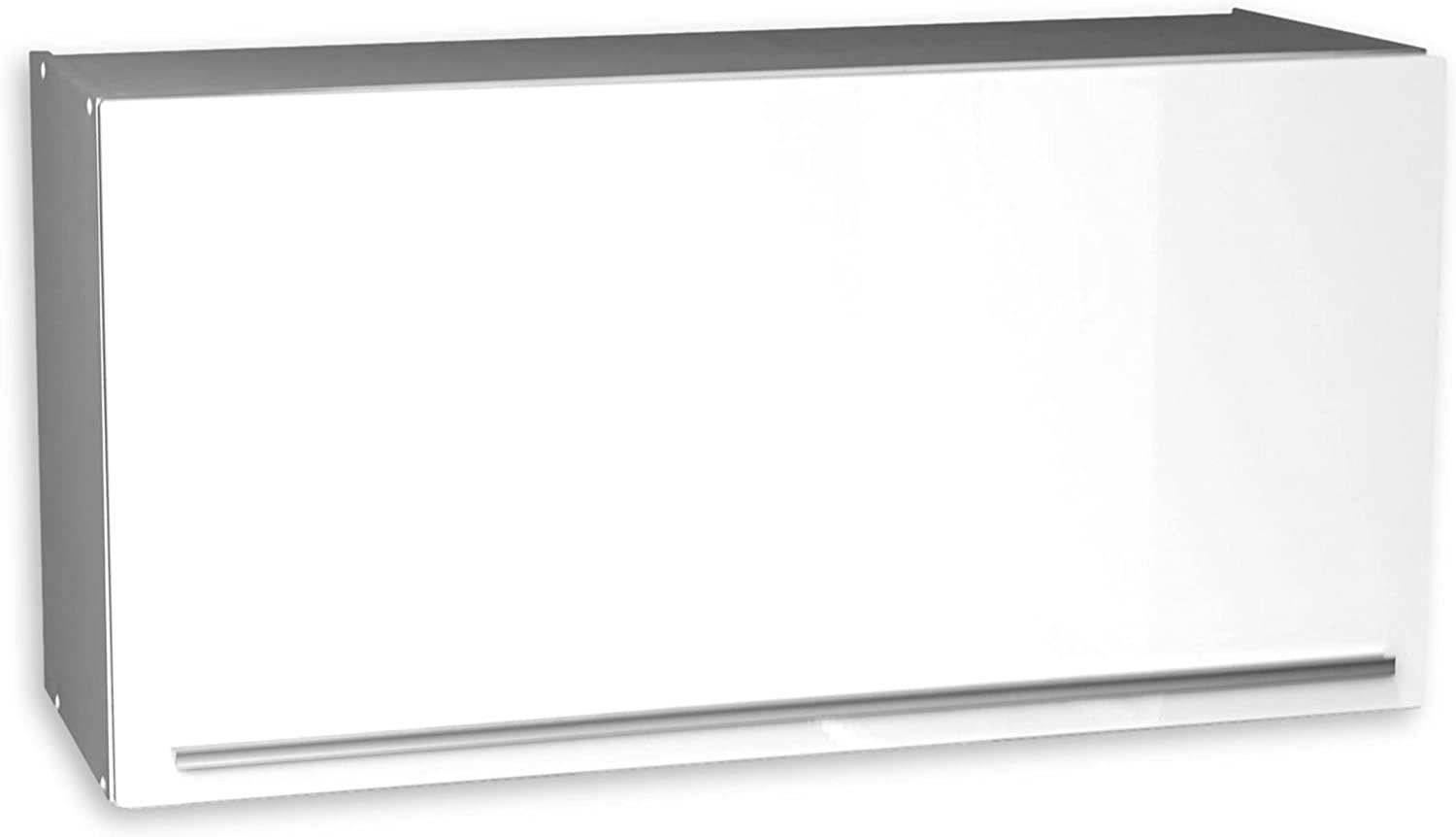 JAZZ Moderner Hängeschrank Küche mit Klapptür in Weiß - Geräumiger Küchenschrank mit viel Stauraum - 100 x 50 x 34,6 cm (B/H/T) Bild 1