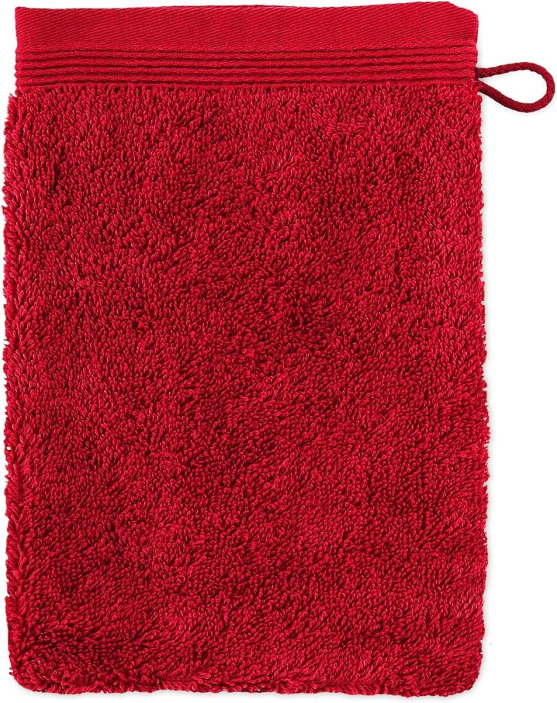 möve Superwuschel Waschhandschuh 20 x 15 cm aus 100% Baumwolle, ruby Bild 1