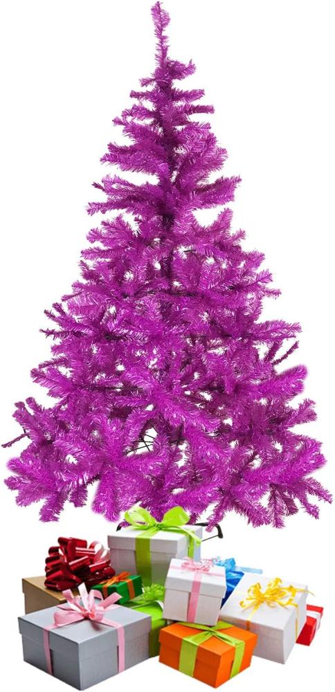 Weihnachtsbaum 150 cm inkl Ständer Lila / Pink Bild 1