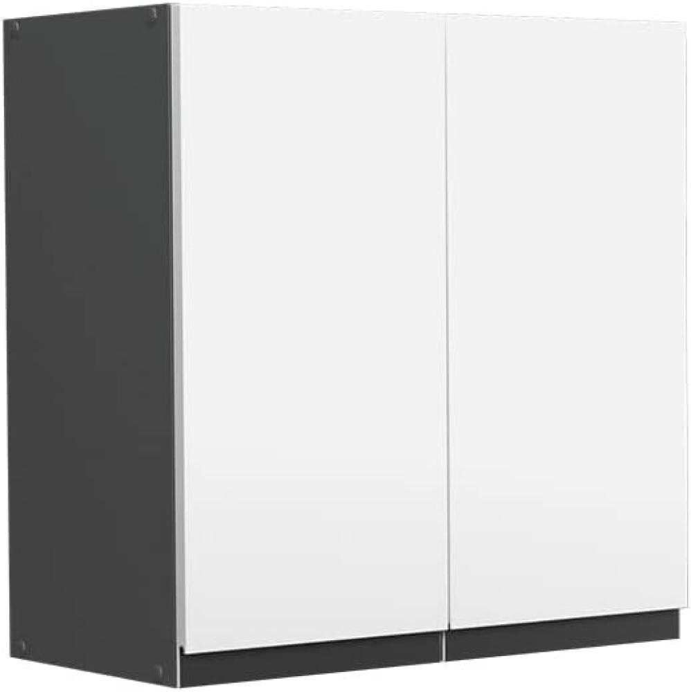 Vicco Hängeschrank Küchenschrank Küchenmöbel R-Line J-Shape 60 cm modern (Anthrazit-Weiß) Bild 1