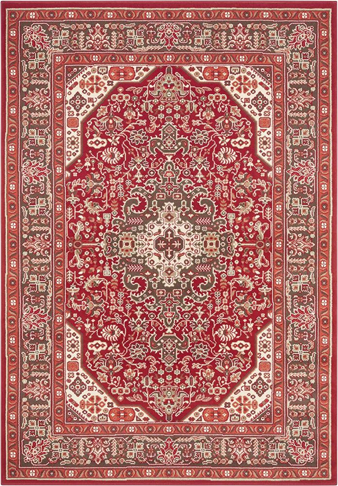 Orientalischer Kurzflor Teppich Skazar Isfahan Orientrot - 200x290x0,9cm Bild 1