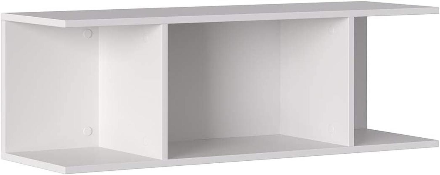 Iconico Home MIK, Regal mit 3 Fächern pro Tag 100x30xh33 cm Weiß matt Bild 1