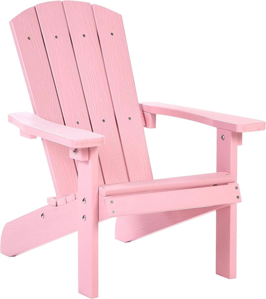 Kindersessel Holzwerkstoff Pastellrosa ADIRONDACK Bild 1