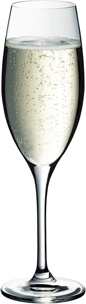 WMF Champagnerglas Sektglas Proseccoglas Höhe 22 cm easy Plus 250ml Kristallglas spülmaschinenfest hochwertig edel klar transparent Bild 1