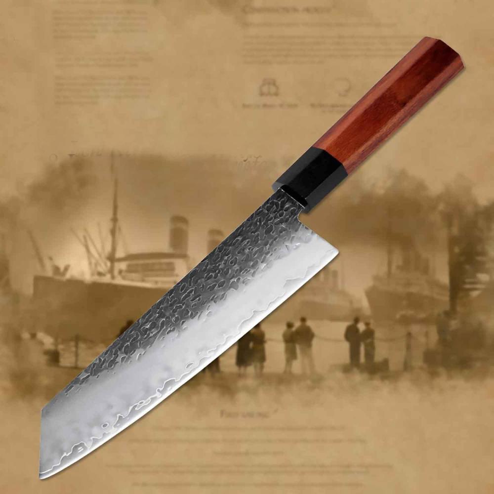 Kiritsuke Messer mit Octagonal Griff das etwas andere Kochmesser, Fleischmesse, Gemüsemesser und Universalmesser für den Profi und Hobbykoch Bild 1