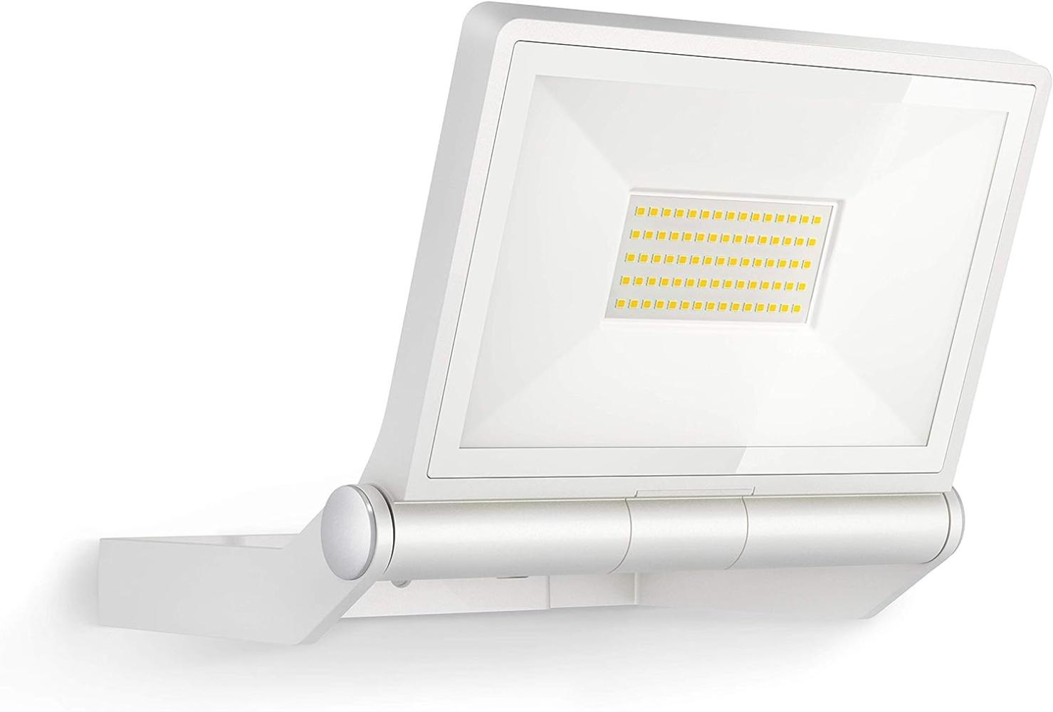 Steinel LED-Außenstrahler XLED ONE XL weiß, 42,6 W Fluter, 180° schwenkbar, 4200 lm, 3000 K warmweiß, aluminium Bild 1