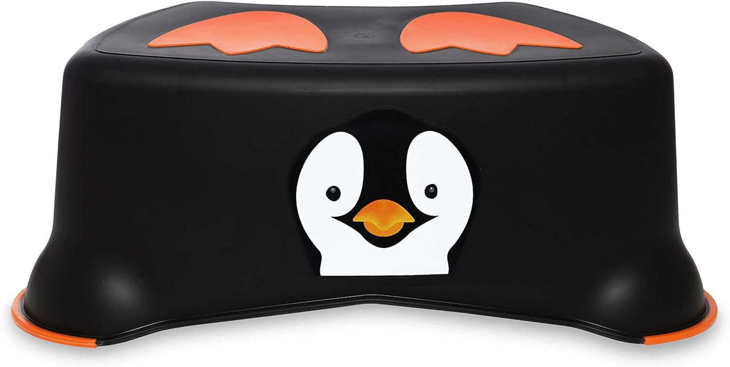 Jippie's toilettenhocker Pinguin 26,2 x 14,6 cm schwarz/orange Bild 1
