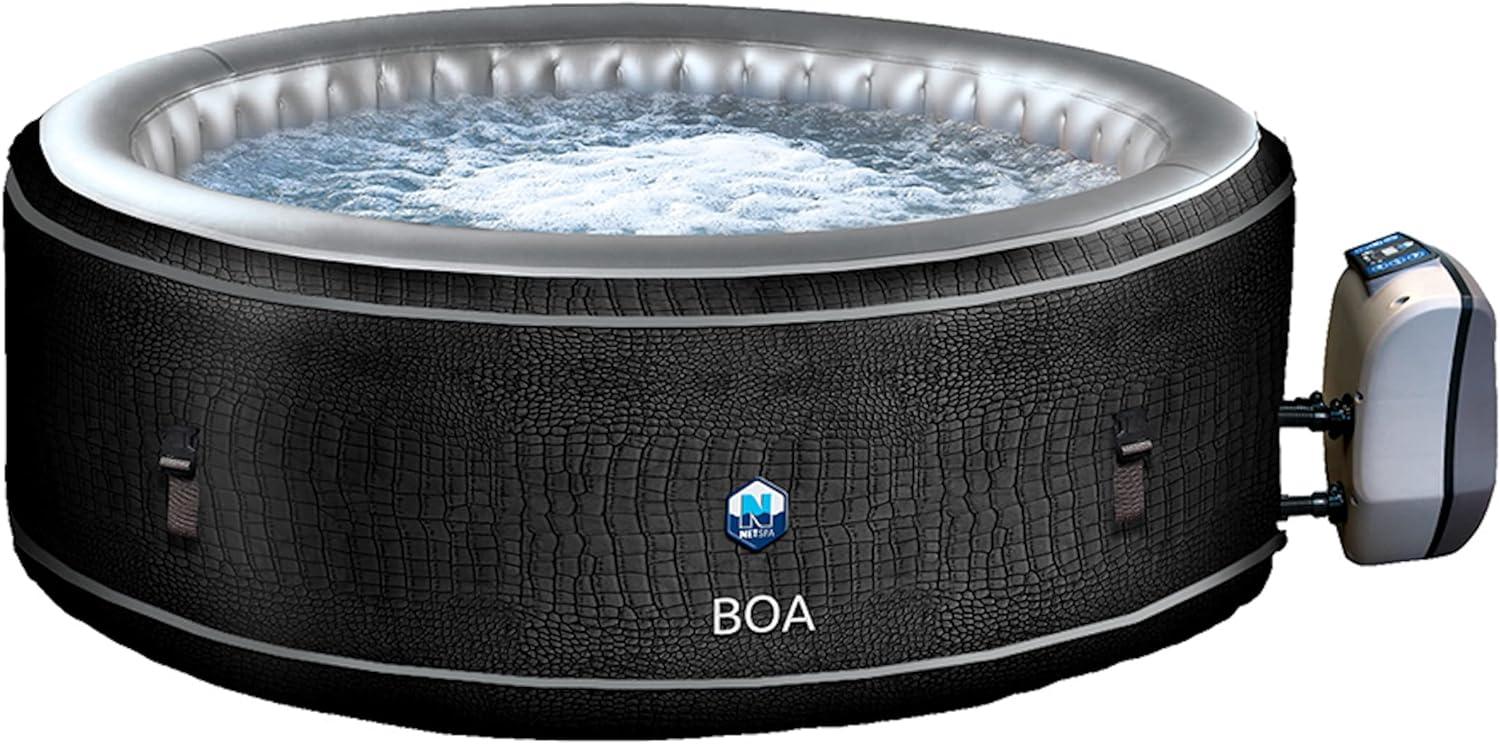 NetSpa Boa aufblasbarer Whirlpool rund für 5-6 Personen Ø 195 x 70 cm Outdoor Whirlpool Bild 1