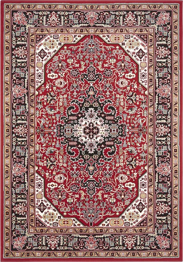 Orientalischer Kurzflor Teppich Skazar Isfahan Rot - 160x230x0,9cm Bild 1