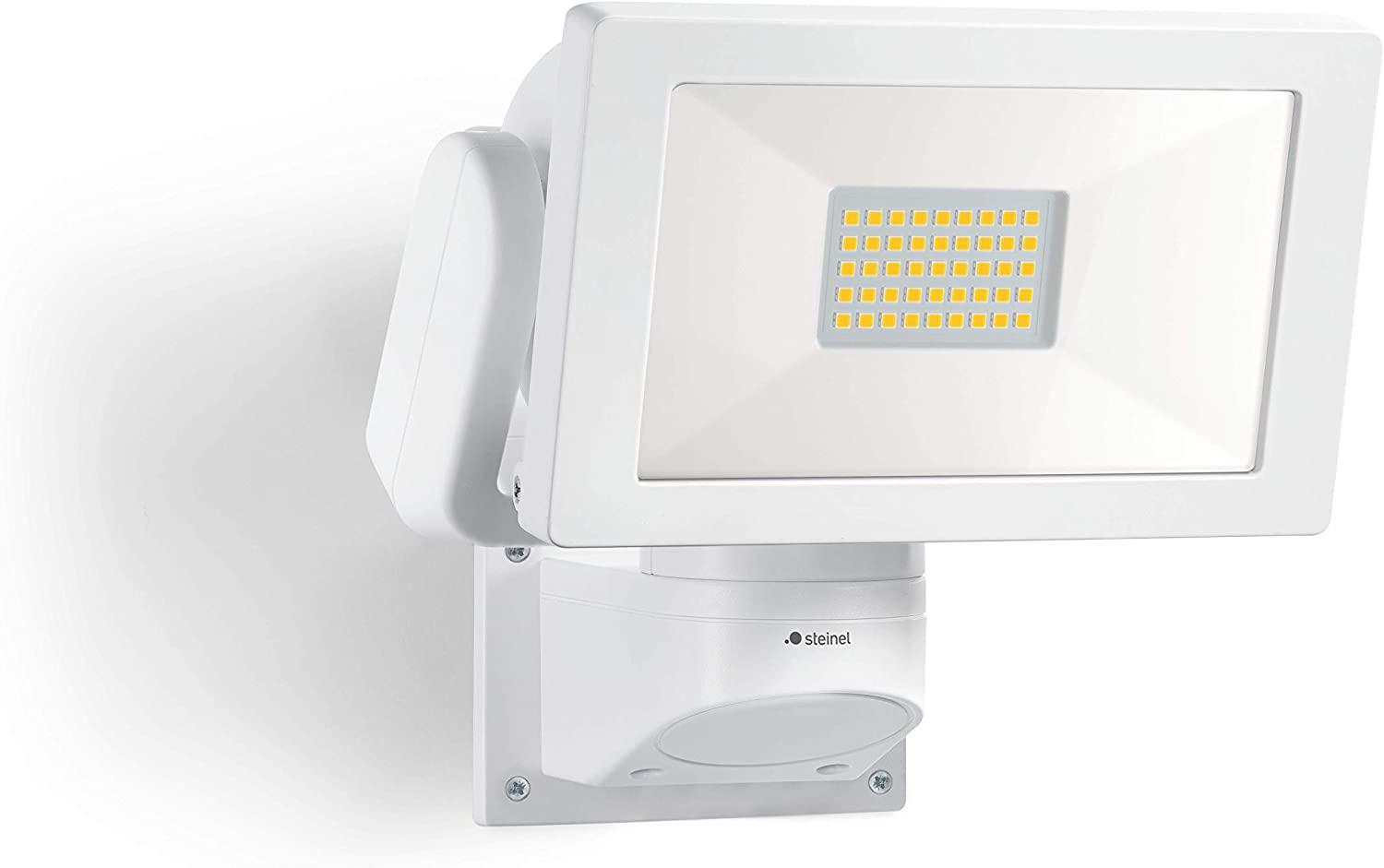 Steinel LED-Außenstrahler LS 300 weiß, 2962 lm, 29,5 W, Fluter neutralweiß Bild 1