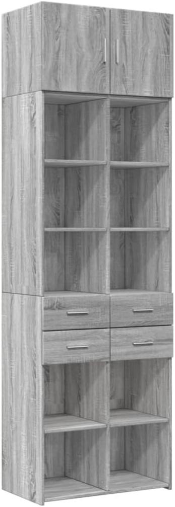 Hochschrank Grau Sonoma 70x42,5x225 cm Holzwerkstoff 3281341 Bild 1