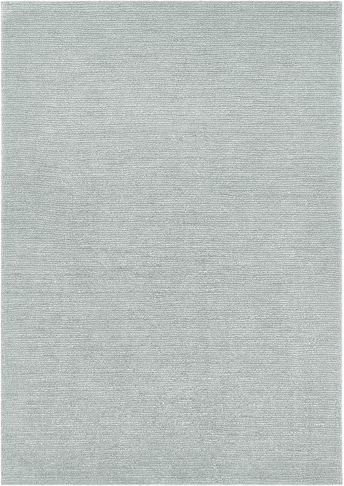 Kurzflor Teppich Supersoft Hellblau 160x230 cm Bild 1