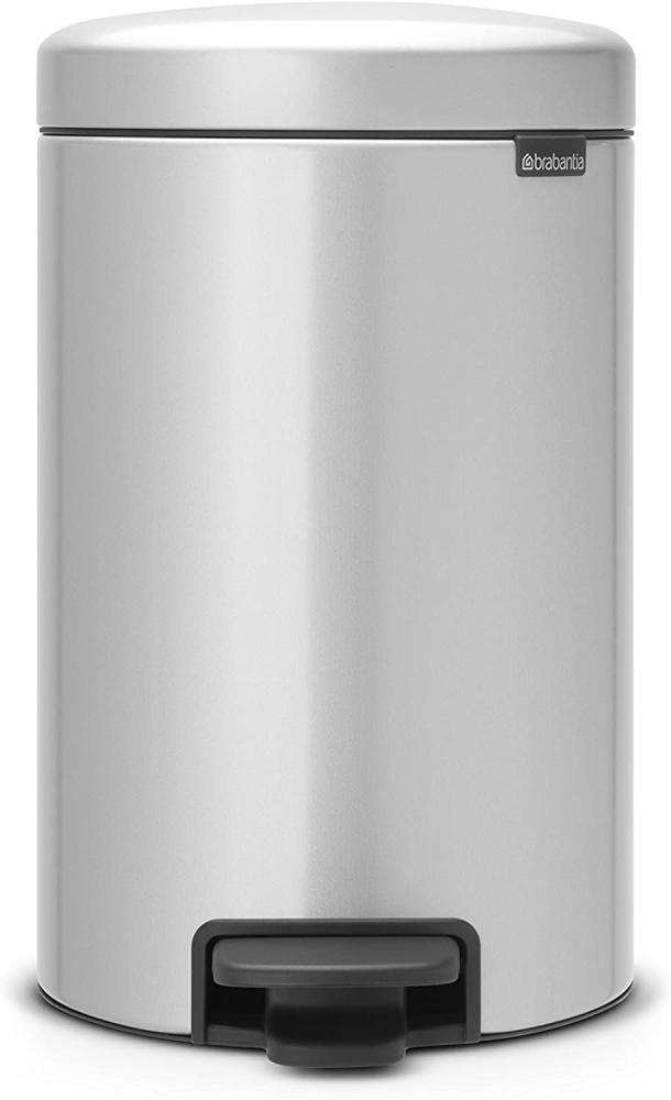 Brabantia Newicon Treteimer, Metallic Grey, 12 L Bild 1