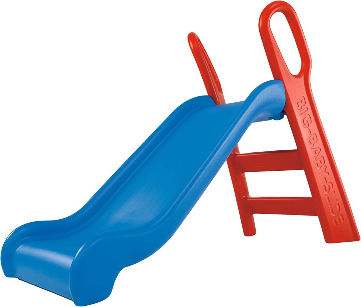 BIG 'Baby Slide' Rutsche, 134 x 60 x 92 cm, ab 3 Jahren, bis 50 kg belastbar, rot/blau Bild 1